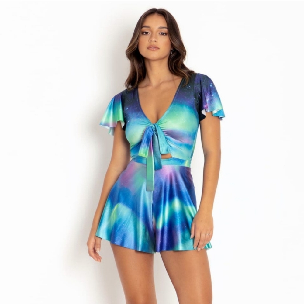 Blackmilk - Northern Lights Rio Playsuit NWT